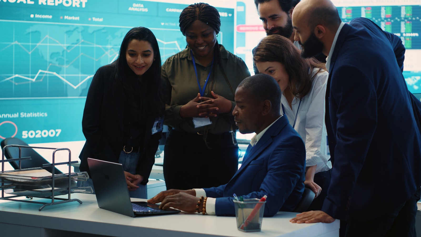 finance team using Odoo