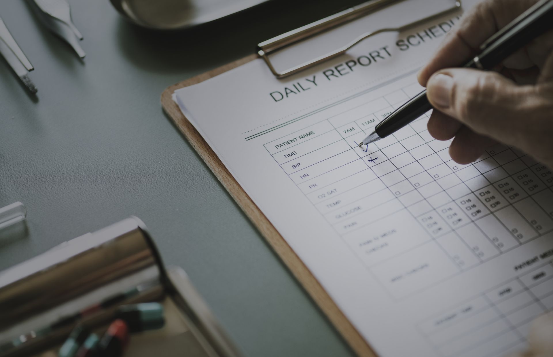 manual timesheet compilation